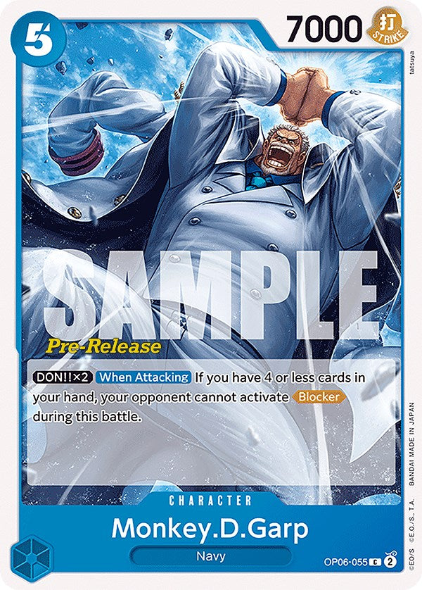 Monkey.D.Garp [Wings of the Captain Pre-Release Cards] | Mindsight Gaming