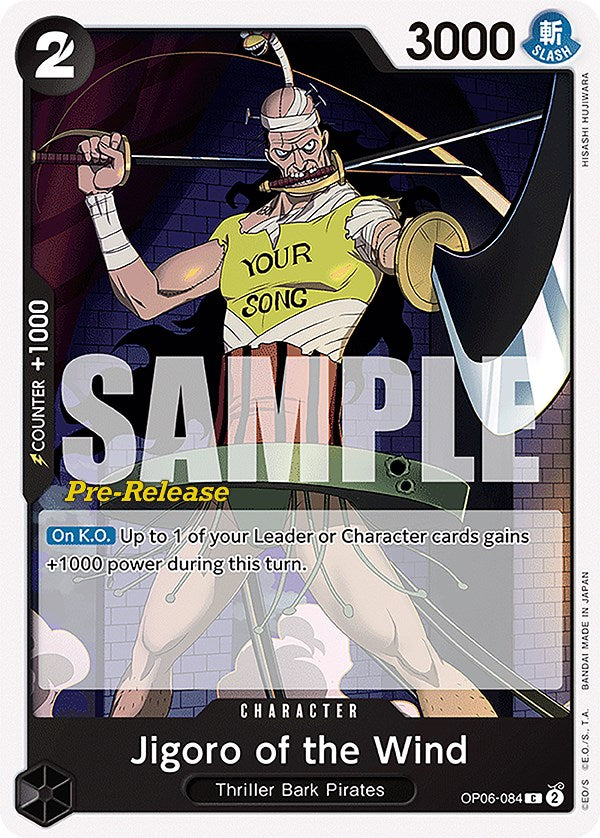 Jigoro of the Wind [Wings of the Captain Pre-Release Cards] | Mindsight Gaming