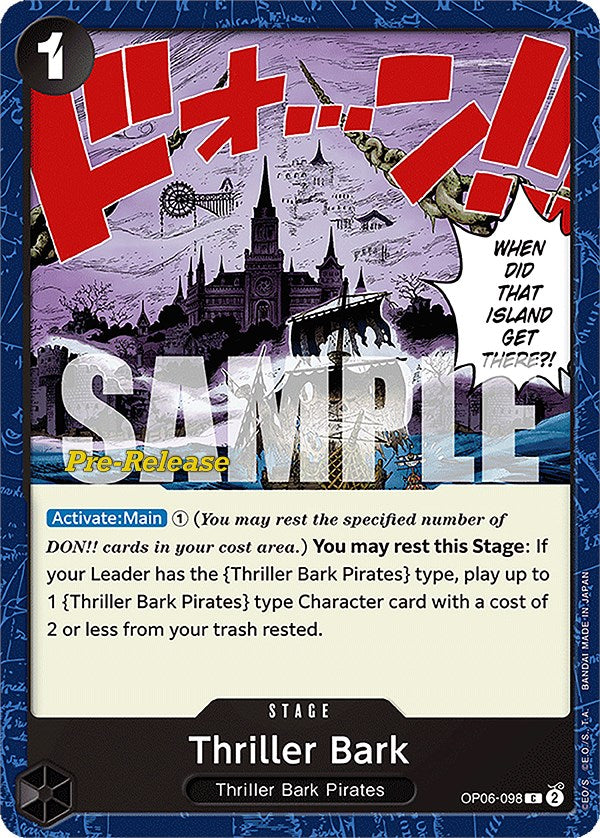 Thriller Bark [Wings of the Captain Pre-Release Cards] | Mindsight Gaming