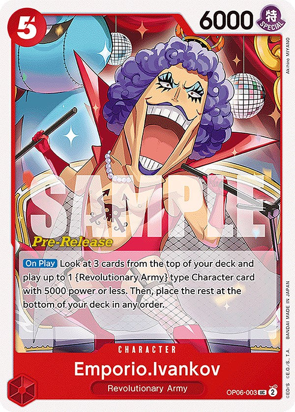 Emporio.Ivankov [Wings of the Captain Pre-Release Cards] | Mindsight Gaming