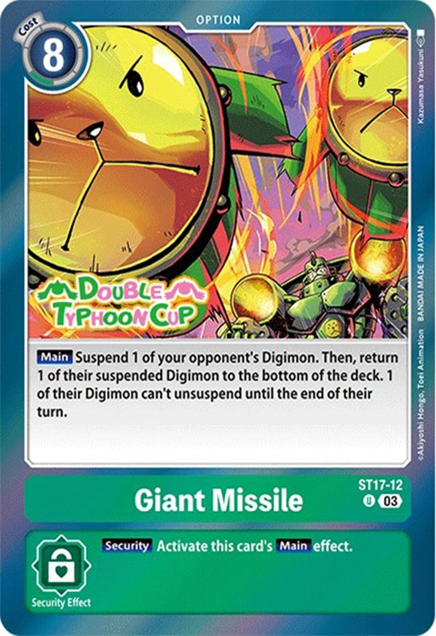 Giant Missile [ST17-12] [Starter Deck: Double Typhoon Advanced Deck Set Pre-Release Cards] | Mindsight Gaming