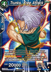 Trunks, Free Attack (Zenkai Series Tournament Pack Vol.7) (P-576) [Tournament Promotion Cards] | Mindsight Gaming