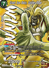 Great Ape Baby, Golden Rage (Zenkai Series Tournament Pack Vol.7) (Winner) (P-583) [Tournament Promotion Cards] | Mindsight Gaming