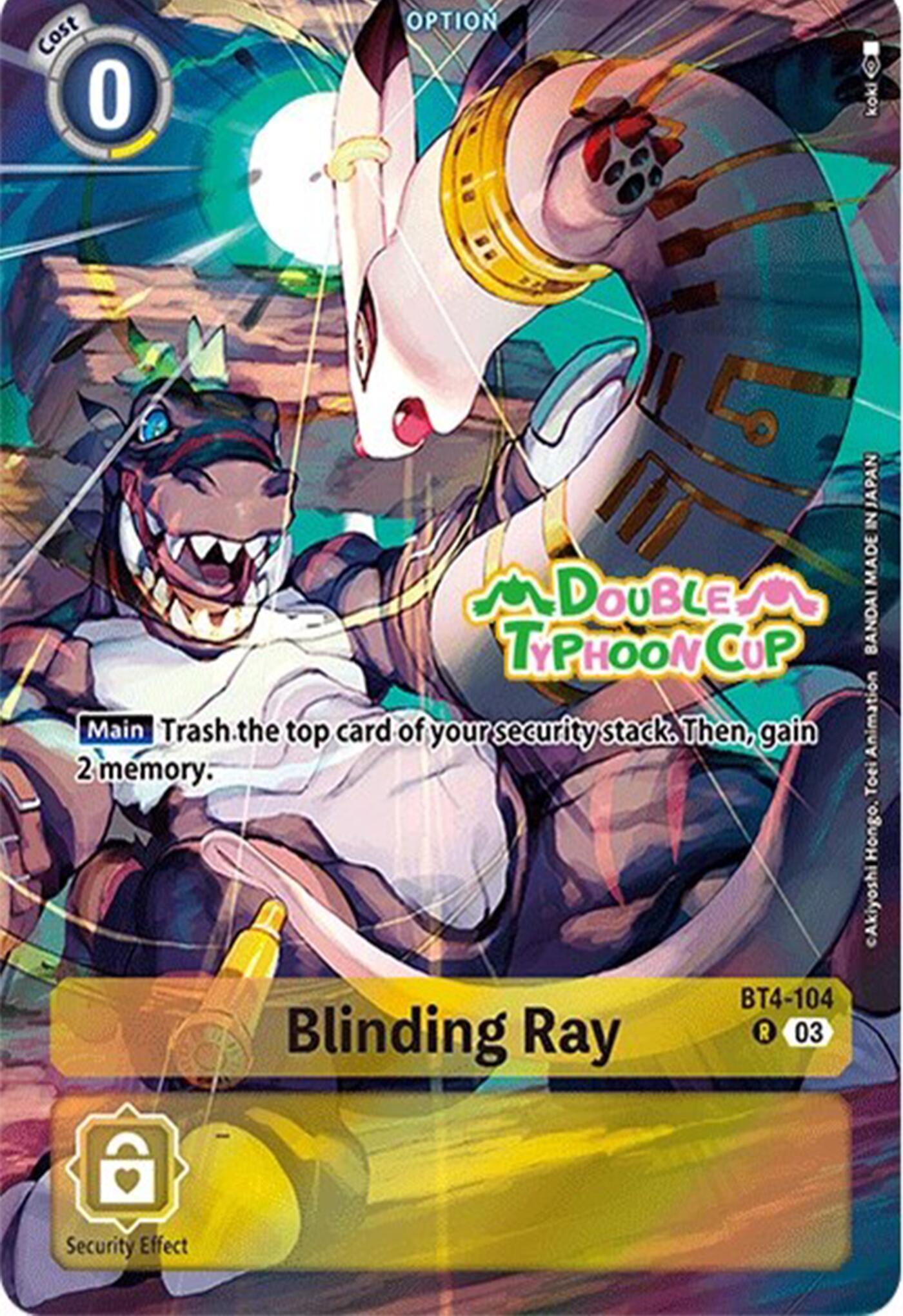 Blinding Ray [BT4-104] (Bonus Pack) [Starter Deck: Double Typhoon Advanced Deck Set Pre-Release Cards] | Mindsight Gaming