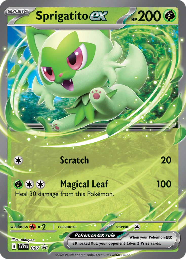 Sprigatito ex (087) [Scarlet & Violet: Black Star Promos] | Mindsight Gaming