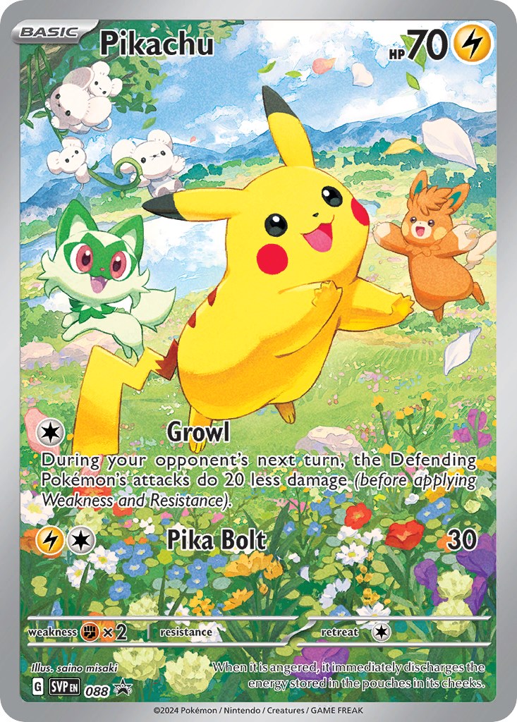 Pikachu (088) [Scarlet & Violet: Black Star Promos] | Mindsight Gaming