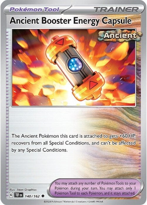 Ancient Booster Energy Capsule (140/162) [Scarlet & Violet: Temporal Forces] | Mindsight Gaming