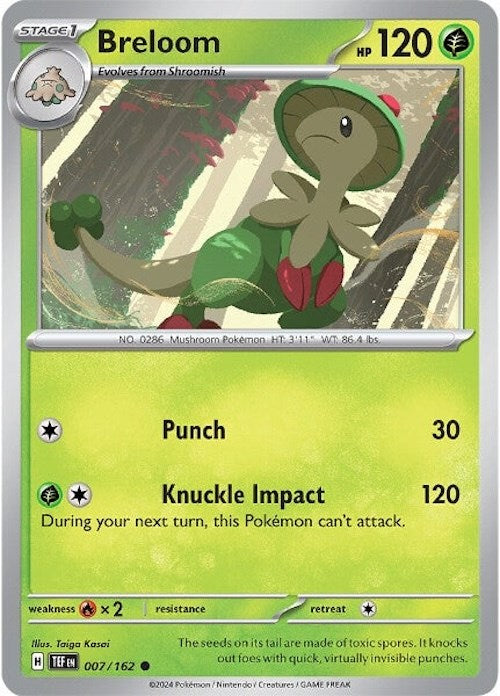 Breloom (007/162) [Scarlet & Violet: Temporal Forces] | Mindsight Gaming