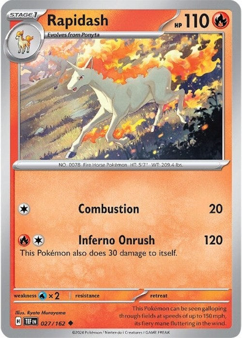 Rapidash (027/162) [Scarlet & Violet: Temporal Forces] | Mindsight Gaming