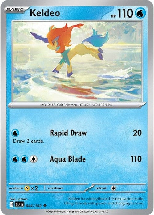 Keldeo (044/162) [Scarlet & Violet: Temporal Forces] | Mindsight Gaming