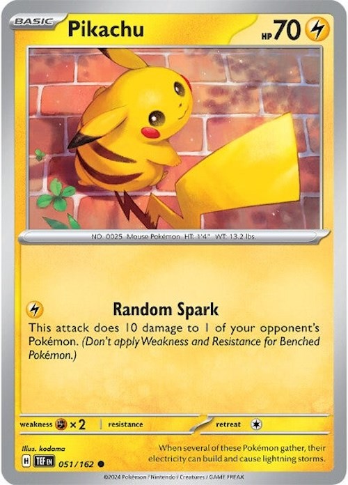 Pikachu (051/162) [Scarlet & Violet: Temporal Forces] | Mindsight Gaming