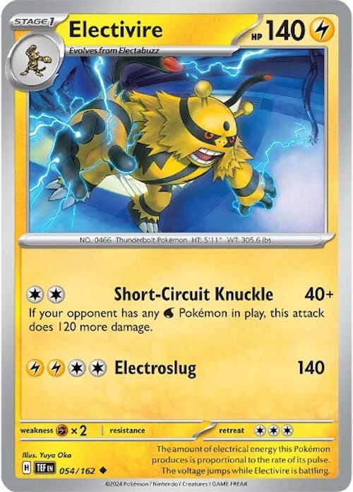 Electivire (054/162) [Scarlet & Violet: Temporal Forces] | Mindsight Gaming