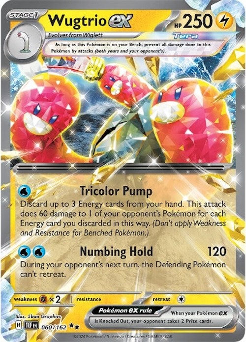 Wugtrio ex (060/162) [Scarlet & Violet: Temporal Forces] | Mindsight Gaming