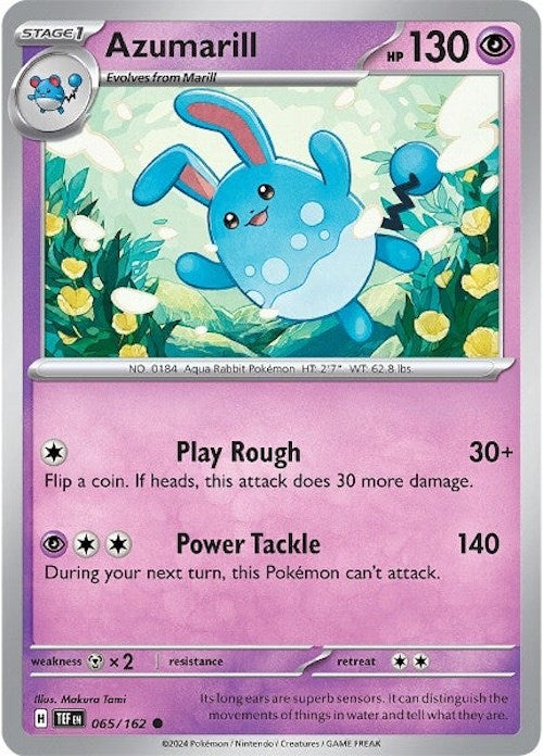 Azumarill (065/162) [Scarlet & Violet: Temporal Forces] | Mindsight Gaming