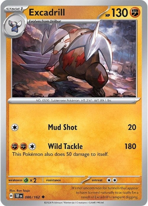 Excadrill (086/162) [Scarlet & Violet: Temporal Forces] | Mindsight Gaming