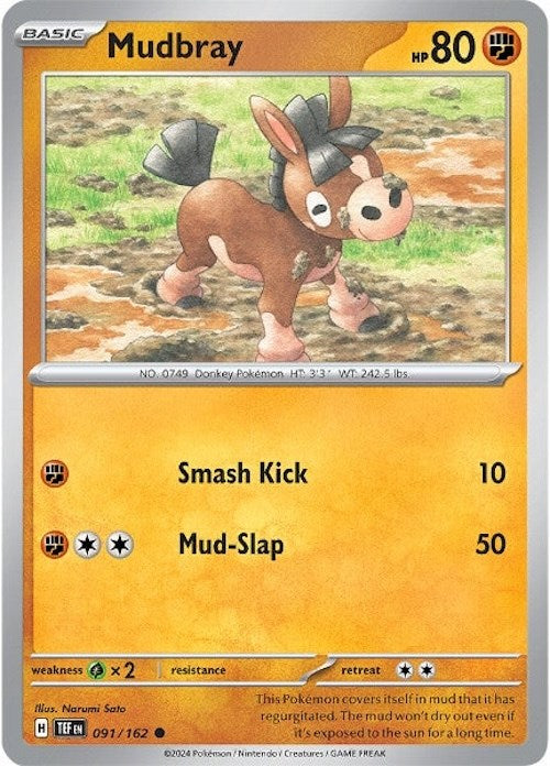 Mudbray (091/162) [Scarlet & Violet: Temporal Forces] | Mindsight Gaming