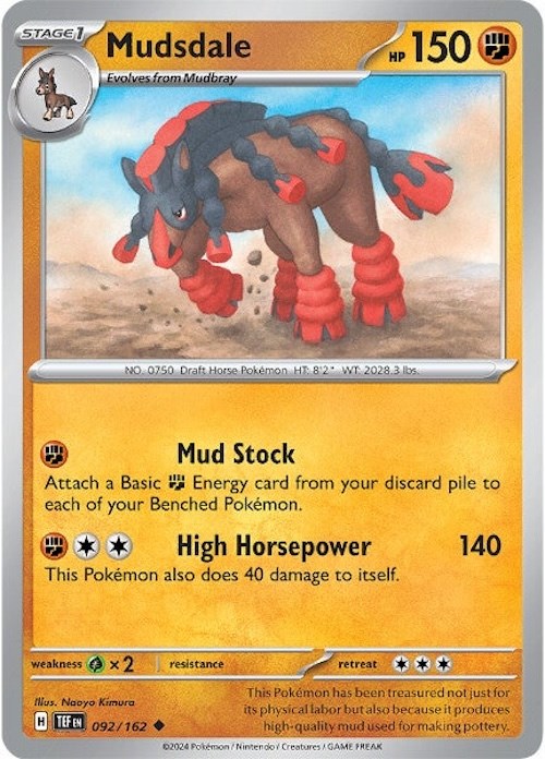 Mudsdale (092/162) [Scarlet & Violet: Temporal Forces] | Mindsight Gaming