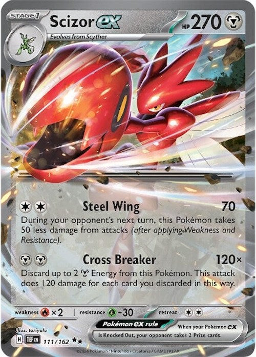 Scizor ex (111/162) [Scarlet & Violet: Temporal Forces] | Mindsight Gaming