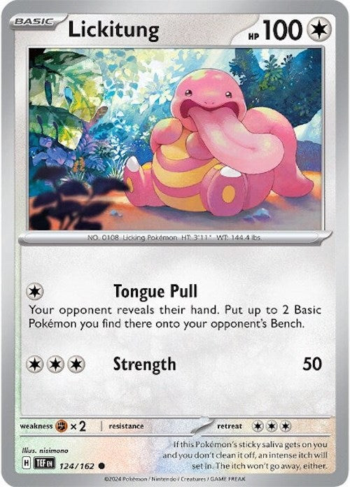 Lickitung (124/162) [Scarlet & Violet: Temporal Forces] | Mindsight Gaming