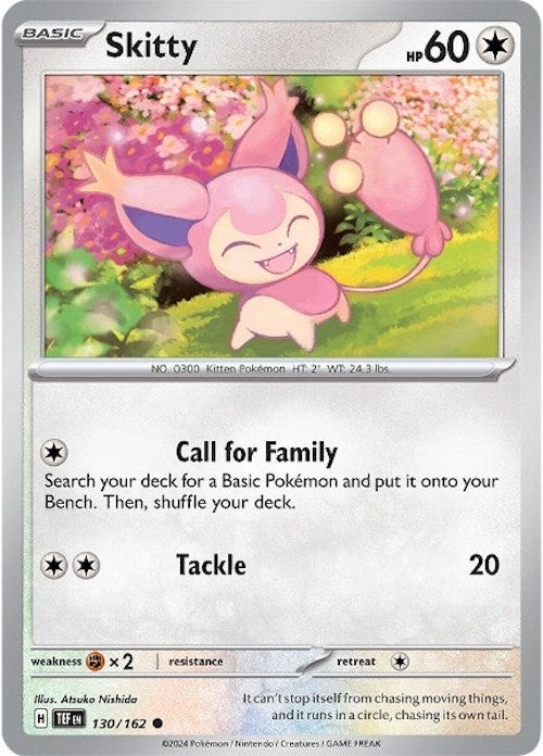 Skitty (130/162) [Scarlet & Violet: Temporal Forces] | Mindsight Gaming