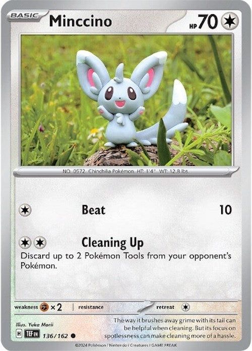 Minccino (136/162) [Scarlet & Violet: Temporal Forces] | Mindsight Gaming