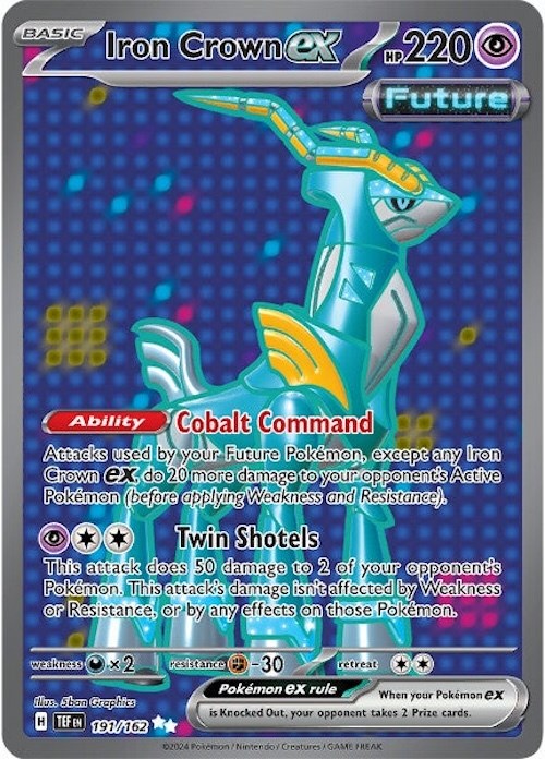 Iron Crown ex (191/162) [Scarlet & Violet: Temporal Forces] | Mindsight Gaming