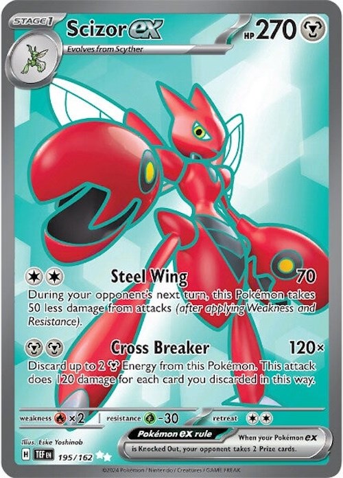 Scizor ex (195/162) [Scarlet & Violet: Temporal Forces] | Mindsight Gaming