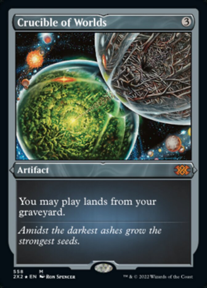 Crucible of Worlds (Foil Etched) [Double Masters 2022] | Mindsight Gaming