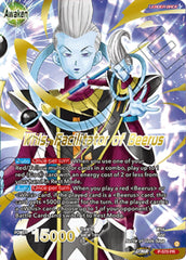 Whis // Whis, Facilitator of Beerus (Gold-Stamped) (P-570) [Promotion Cards] | Mindsight Gaming