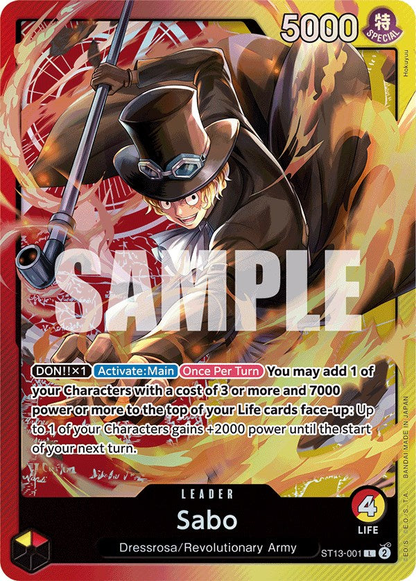 Sabo [Ultra Deck: The Three Brothers] | Mindsight Gaming