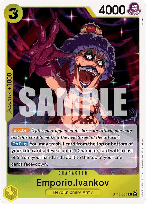 Emporio.Ivankov [Ultra Deck: The Three Brothers] | Mindsight Gaming