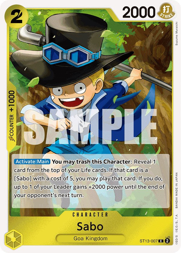 Sabo [Ultra Deck: The Three Brothers] | Mindsight Gaming