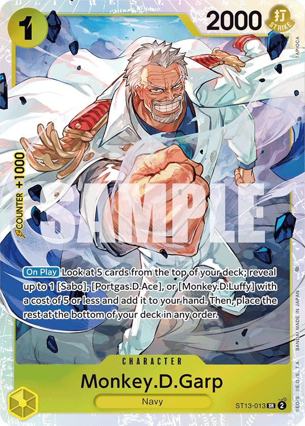 Monkey.D.Garp [Ultra Deck: The Three Brothers] | Mindsight Gaming