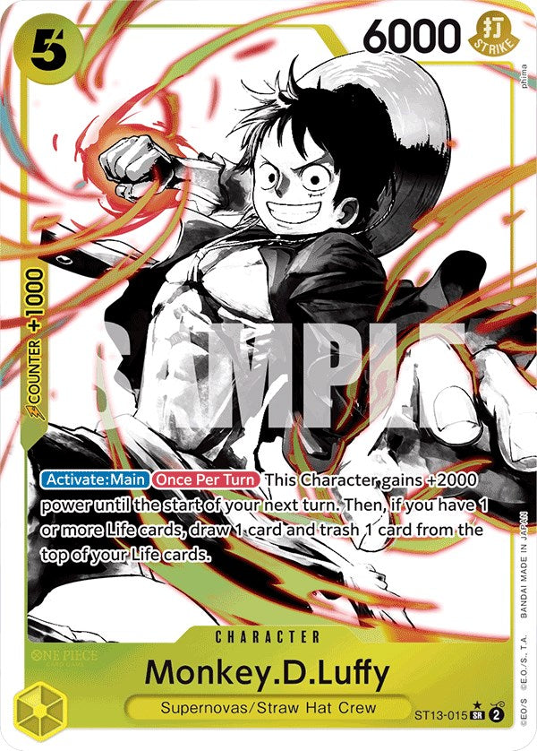 Monkey.D.Luffy (Parallel) [Ultra Deck: The Three Brothers] | Mindsight Gaming