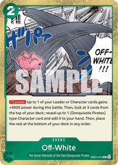 Off-White [Extra Booster: Memorial Collection] | Mindsight Gaming