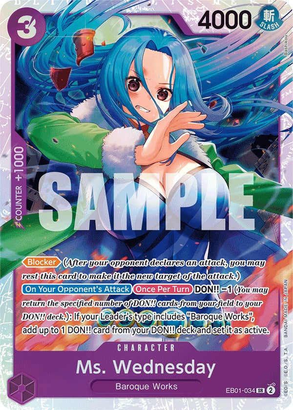 Ms. Wednesday [Extra Booster: Memorial Collection] | Mindsight Gaming