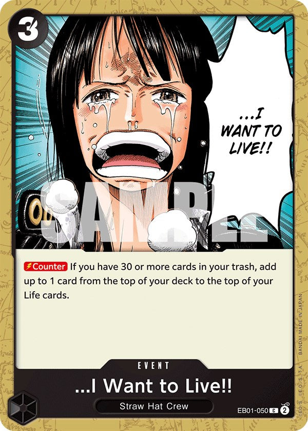 ...I Want to Live!! [Extra Booster: Memorial Collection] | Mindsight Gaming