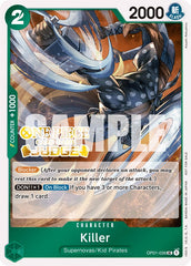 Killer (Judge Pack Vol. 3) [One Piece Promotion Cards] | Mindsight Gaming