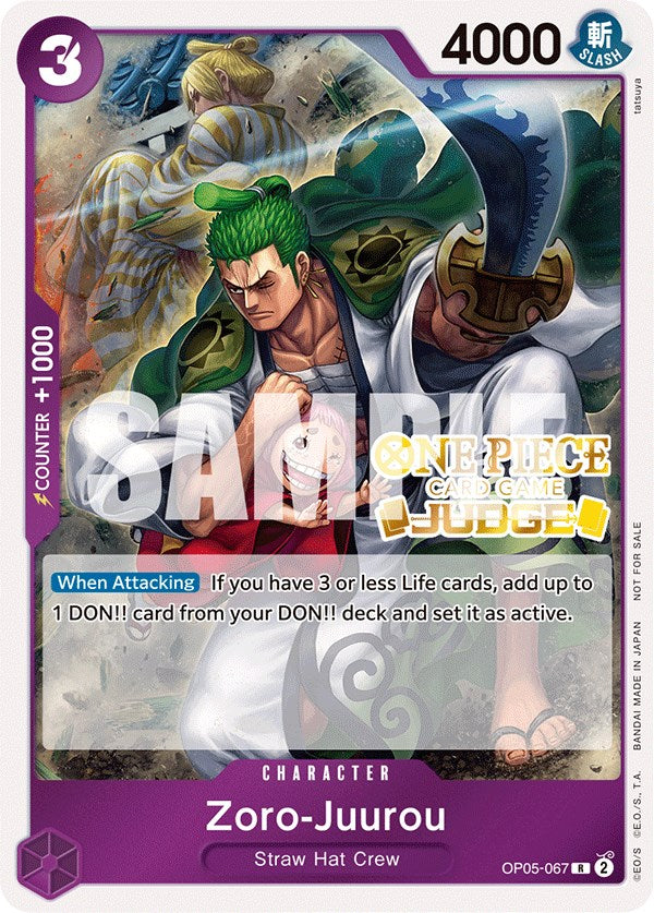 Zoro-Juurou (Judge Pack Vol. 3) [One Piece Promotion Cards] | Mindsight Gaming