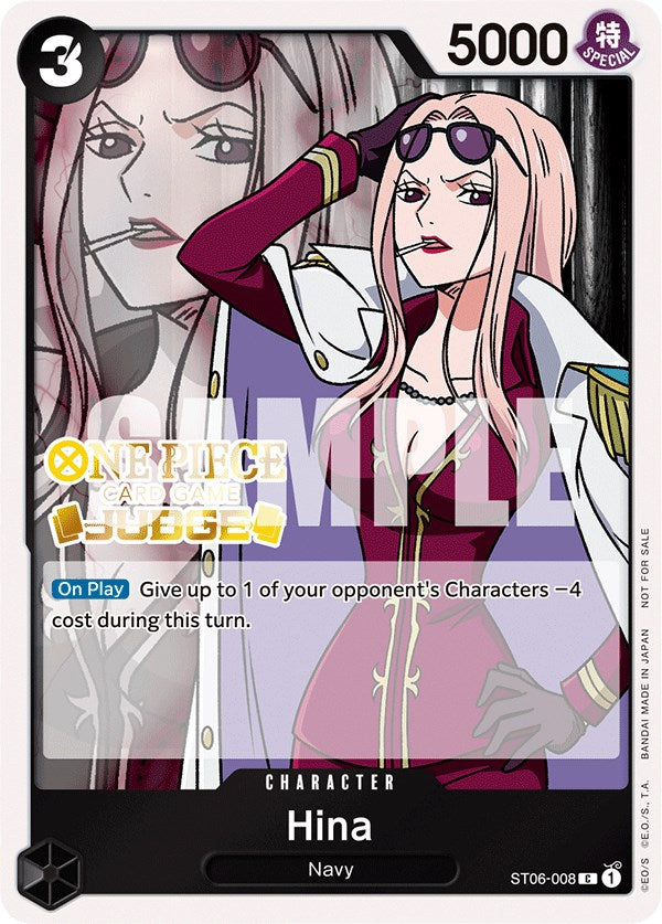 Hina (Judge Pack Vol. 3) [One Piece Promotion Cards] | Mindsight Gaming