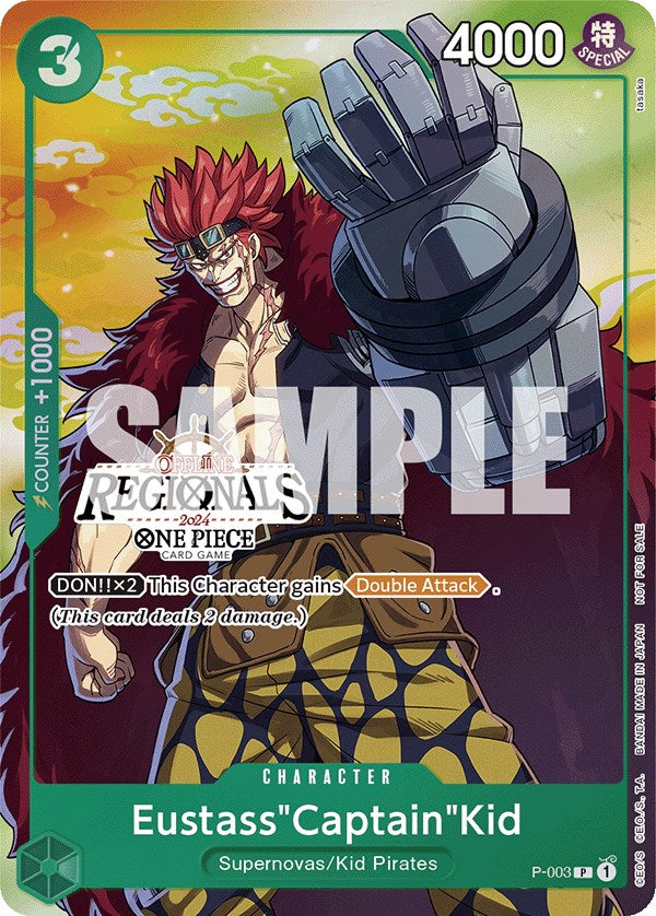 Eustass"Captain"Kid (Offline Regional 2024 Vol. 2) [Participant] [One Piece Promotion Cards] | Mindsight Gaming