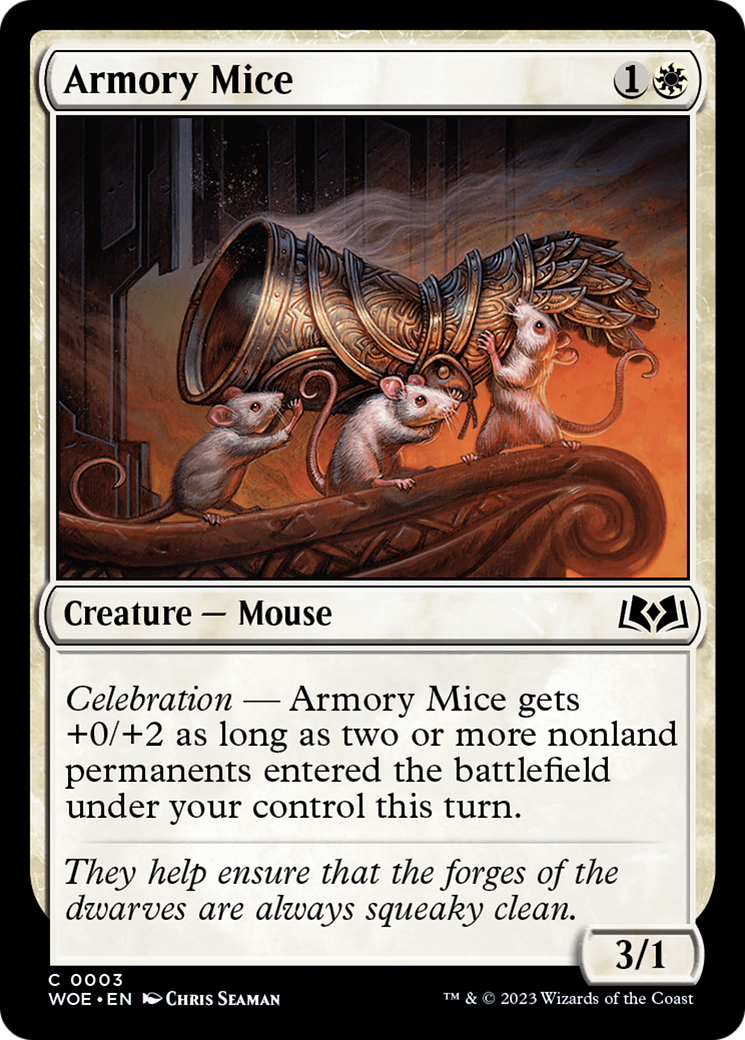 Armory Mice [Wilds of Eldraine] | Mindsight Gaming