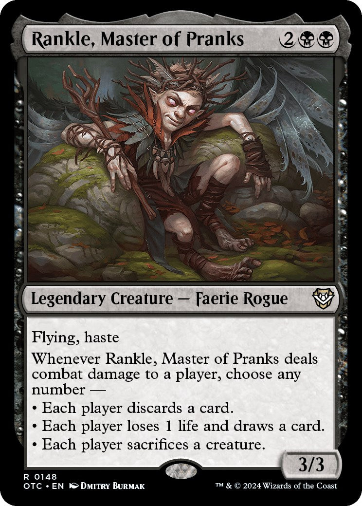 Rankle, Master of Pranks [Outlaws of Thunder Junction Commander] | Mindsight Gaming