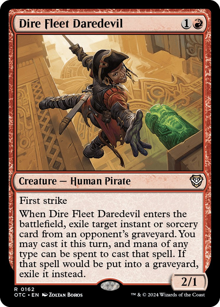 Dire Fleet Daredevil [Outlaws of Thunder Junction Commander] | Mindsight Gaming