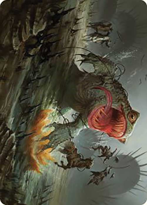 The Gitrog, Ravenous Ride Art Card [Outlaws of Thunder Junction Art Series] | Mindsight Gaming