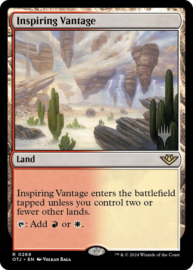 Inspiring Vantage (Promo Pack) [Outlaws of Thunder Junction Promos] | Mindsight Gaming