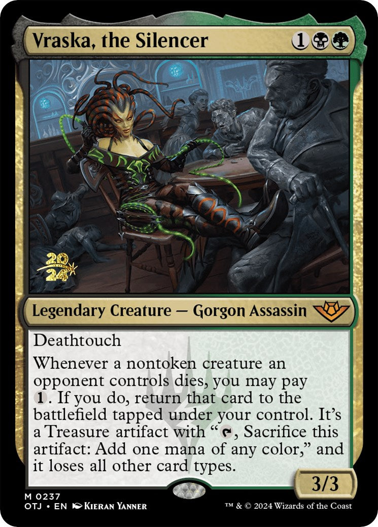 Vraska, the Silencer [Outlaws of Thunder Junction Prerelease Promos] | Mindsight Gaming