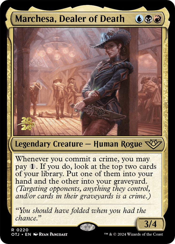 Marchesa, Dealer of Death [Outlaws of Thunder Junction Prerelease Promos] | Mindsight Gaming