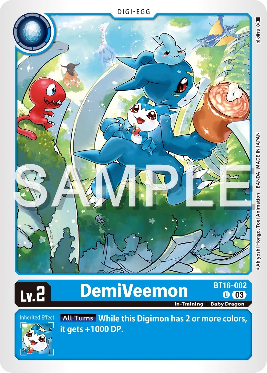 DemiVeemon [BT16-002] [Beginning Observer] | Mindsight Gaming