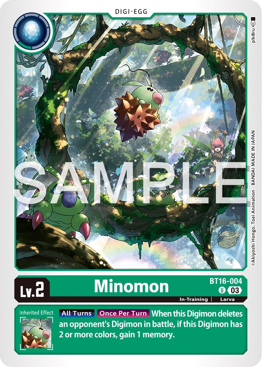 Minomon [BT16-004] [Beginning Observer] | Mindsight Gaming